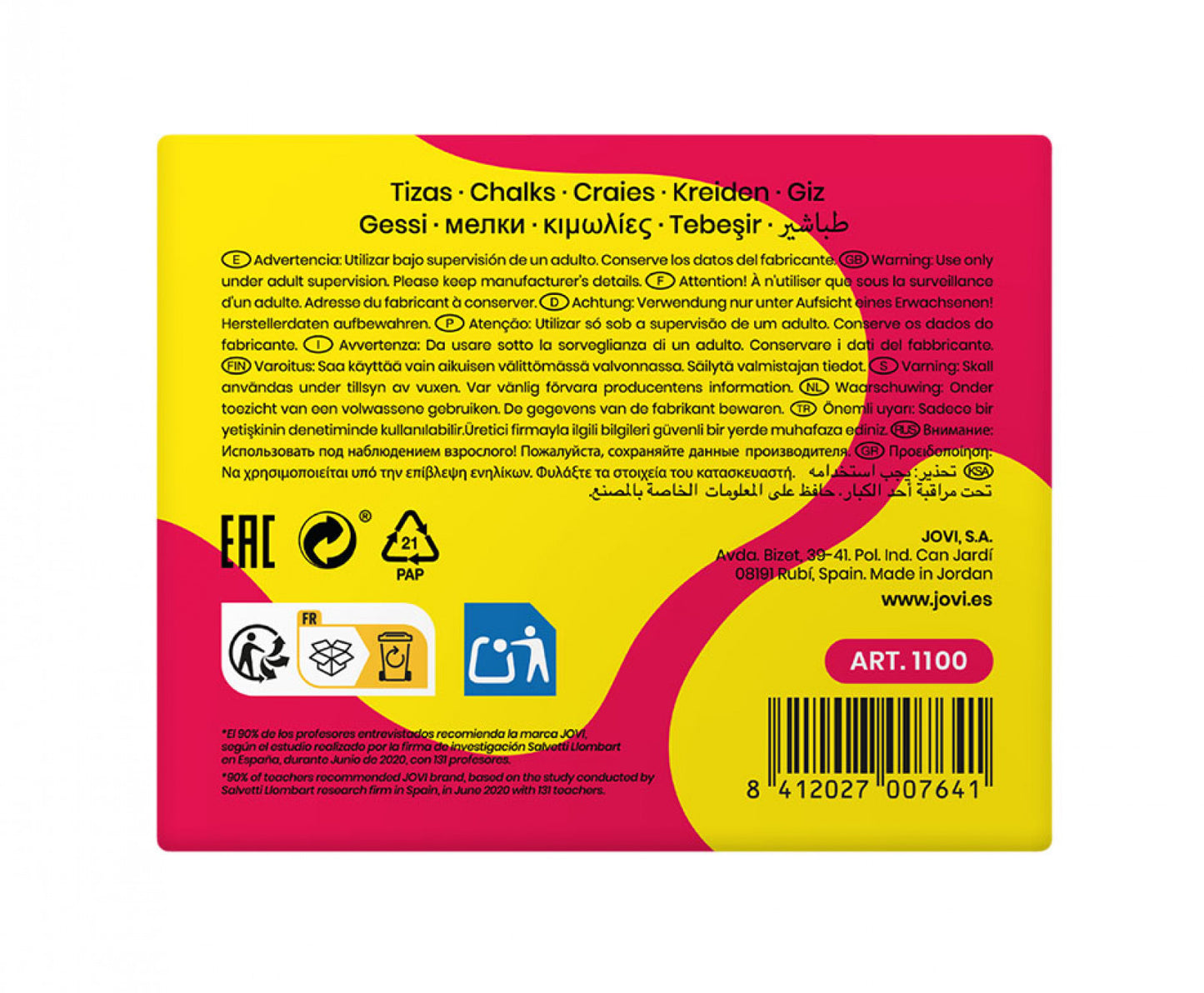 Mokyklinė kreida JOVI