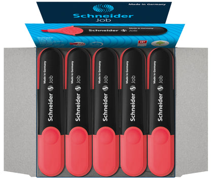 Teksto žymeklis SCHNEIDER JOB 1-5 mm, raudona sp.