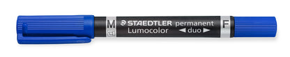 Permanentinis žymeklis STAEDTLER LUMOCOLOR DUO 348, MĖLYNA
