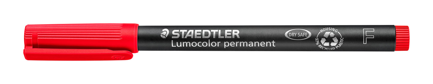 STAEDTLER OHP LUMOCOLOR 317/318 marker, 0.6 mm, RED