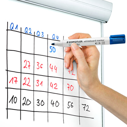 Žymeklis baltai lentai STAEDTLER LUMOCOLOR 351, 2 mm, MĖLYNA