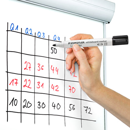 Žymeklis baltai lentai STAEDTLER LUMOCOLOR 351, 2 mm, JUODA