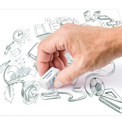 Eraser STAEDTLER RASOPLAST, white