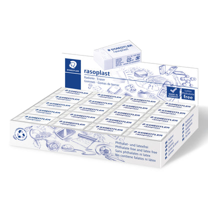Eraser STAEDTLER RASOPLAST, white