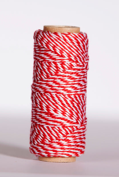 Notary floss, red/white, 10 g