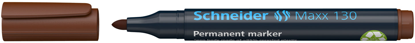 Permanentinis žymeklis SCHNEIDER MAXX 130, ruda sp.
