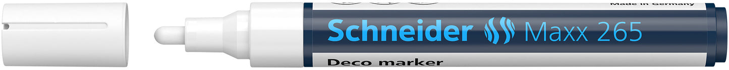 Chalk marker SCHNEIDER Deco Marker Maxx 265, 2-3mm, white