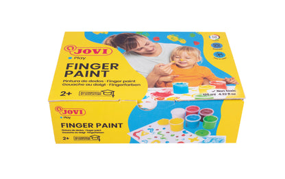 Dažai piešti pirštais JOVI, 6 spalvos, 125ml