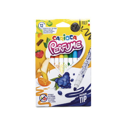 Scented felt-tip pens CARIOCA PERFUME EXPLOSION, 12 colors