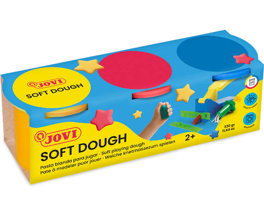 Minkšta modeliavimo masė JOVI BLANDIVER, 3 spalvos