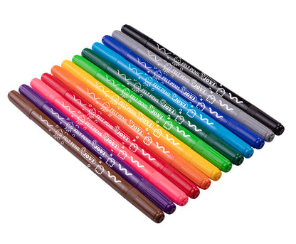 Dvipusiai flomasteriai JOVI, 12 spalvų