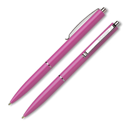 SCHNEIDER K15 automatic ballpoint pen, 1.0 mm., pink body, blue ink