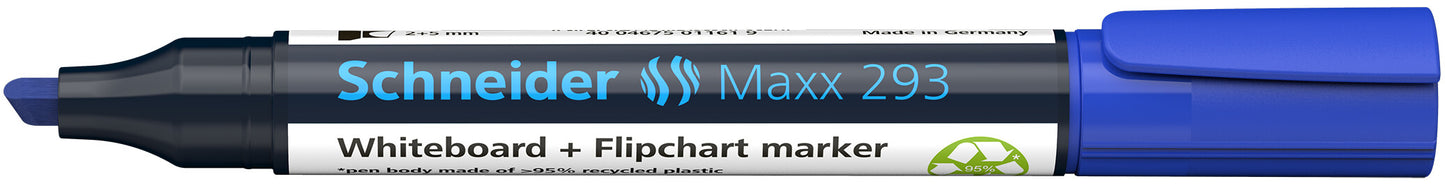 Žymeklis baltai lentai ir bloknotams SCHNEIDER MAXX 293, kirsta galvute