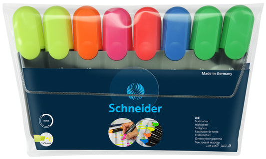Text markers SCHNEIDER JOB, set of 8 markers