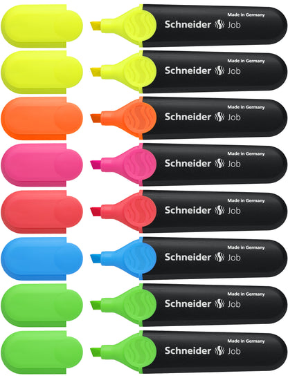 Text markers SCHNEIDER JOB, set of 8 markers