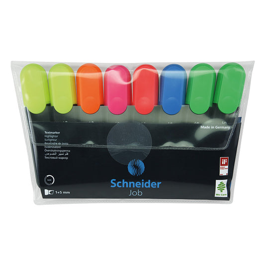 Text markers SCHNEIDER JOB, set of 8 markers
