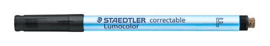 Dry erase correction marker STAEDTLER Lumocolor F, 0.6 mm line, black