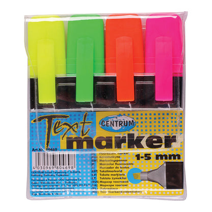 Text marker CENTRUM, set of 4 colors