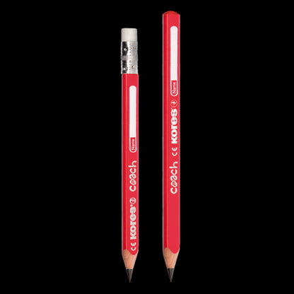 Tribriaunis pieštukas KORES COACH JUMBO, 3 vnt., blisteryje
