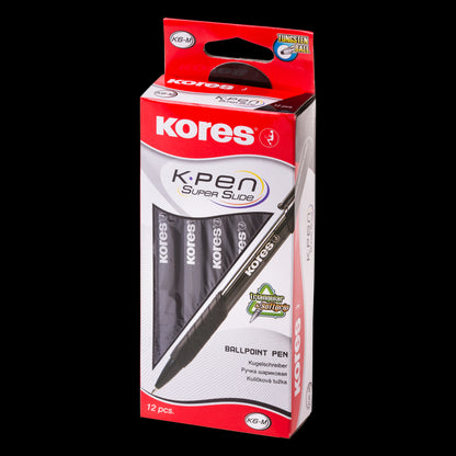 Tušinukas KORES K6-F, 0.7 mm, juodos spalvos tušas