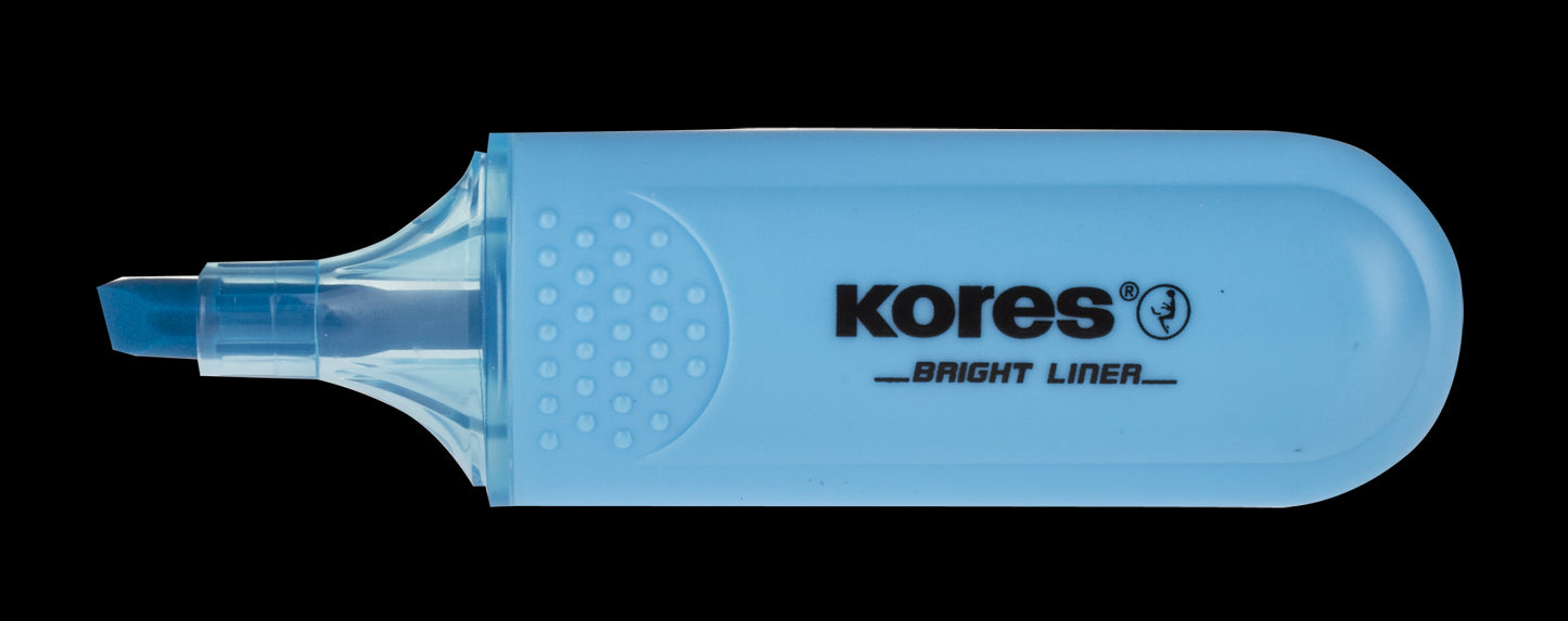 Text marker KORES BRIGHT LINER, blue