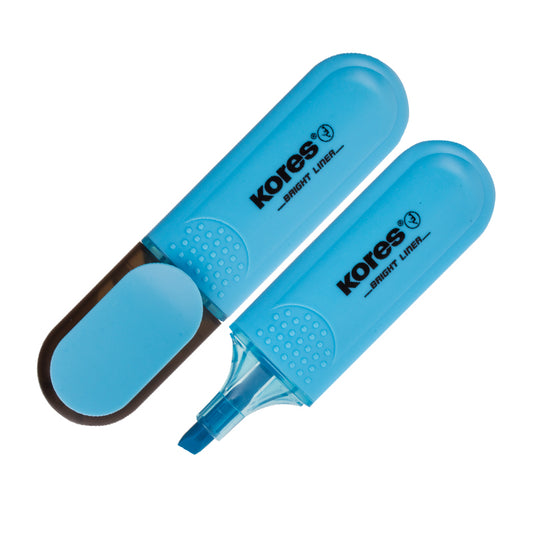 Text marker KORES BRIGHT LINER, blue