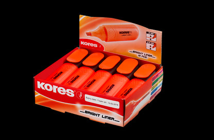 Text marker KORES BRIGHT LINER, orange