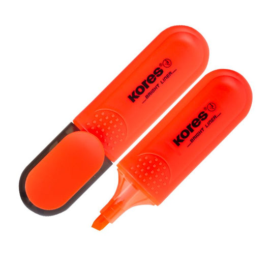 Text marker KORES BRIGHT LINER, orange