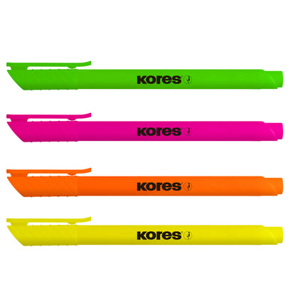 Text marker KORES HIGH LINER FINE 4-color set