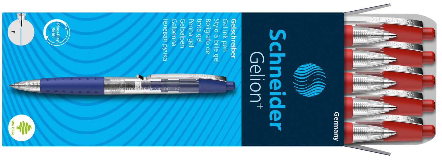 SCHNEIDER GELION 1 fountain pen, 0.7/0.4 mm., red