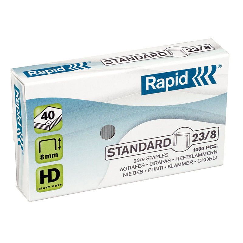 Staples Rapid Standard 23/8 (box of 1000 pcs.)