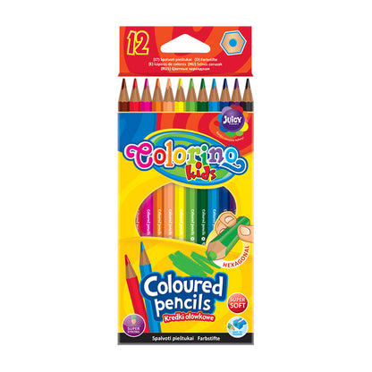 Colored pencils COLORINO KIDS, 12 colors