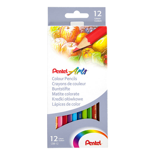 Colored pencils PENTEL ARTS CB8 12 colors