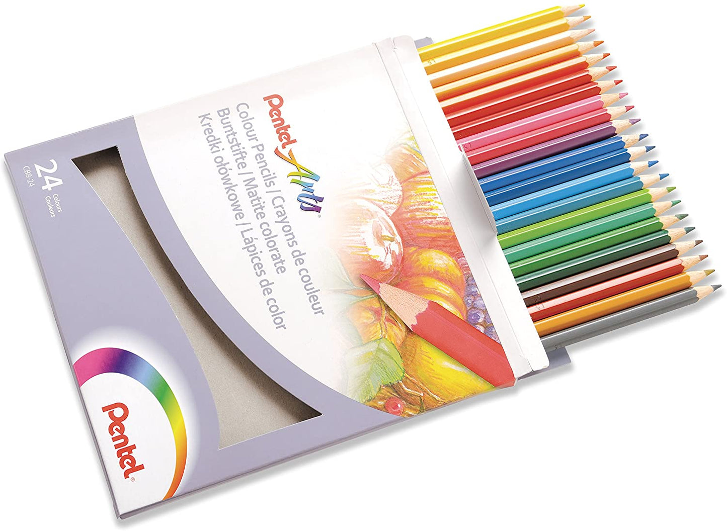 Colored pencils PENTEL ARTS CB8 24 colors