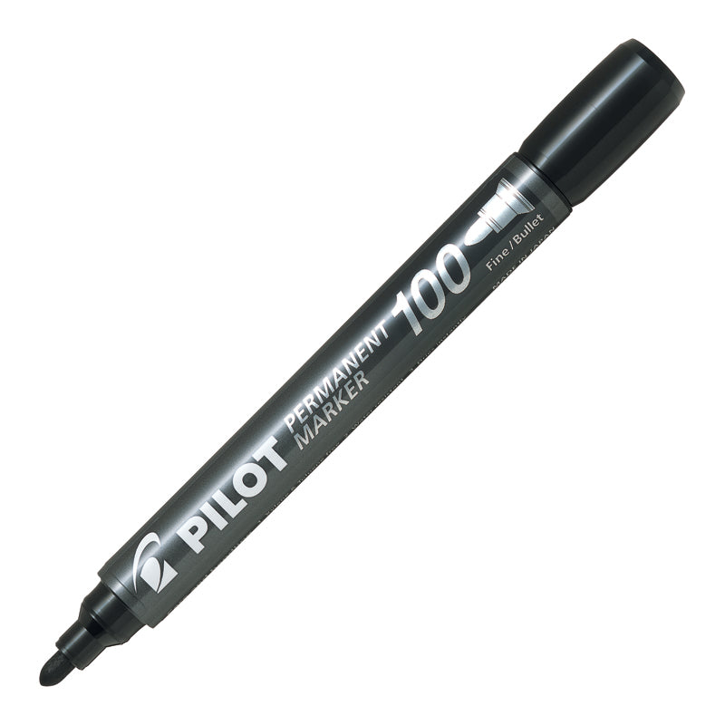 Permanent marker PILOT MARKER 100/400, round tip, black ink