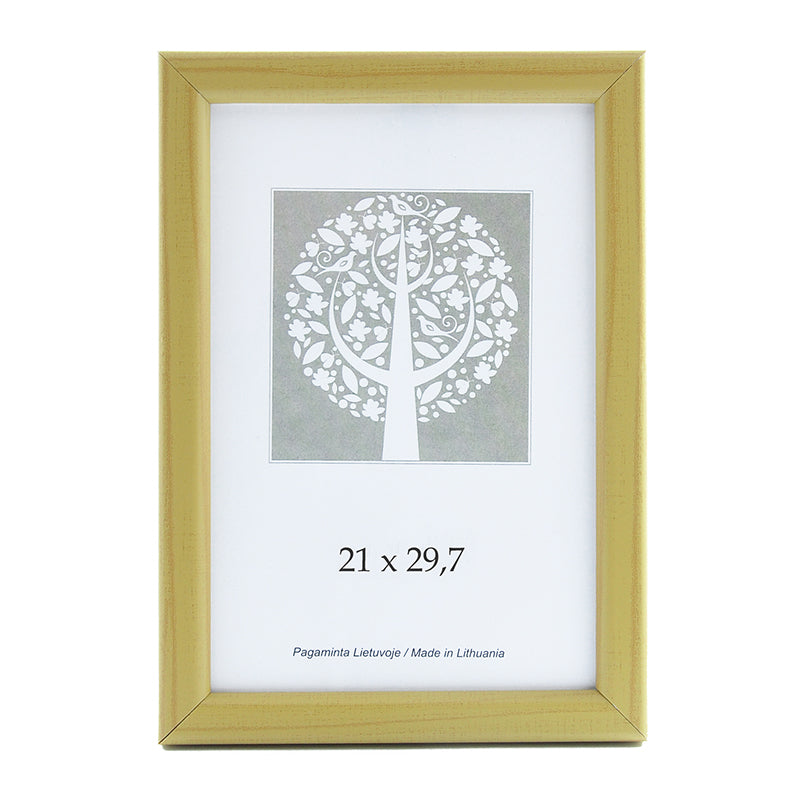 Nuotraukų rėmelis, plastikinis, A4, 21x29,7 cm, medžio sp.