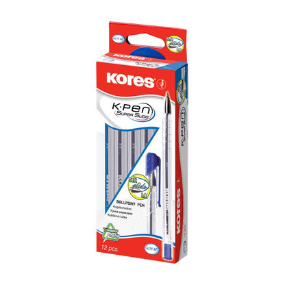 Tušinukas  KORES SOFT GLIDE K11 M 0.7 mm mėlynas