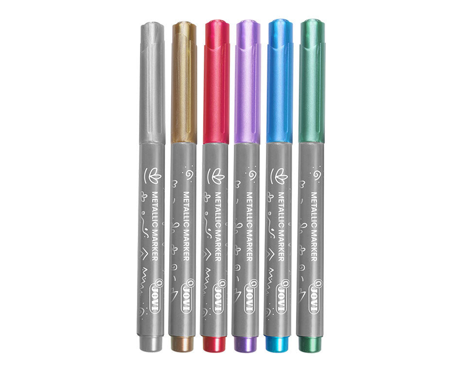 Žymekliai JOVI DECOR METALIC, 6 sp.