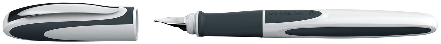Plunksnakotis SCHNEIDER RAY M, kairiarankiams, baltos/tamsiai pilkos sp. korpusas