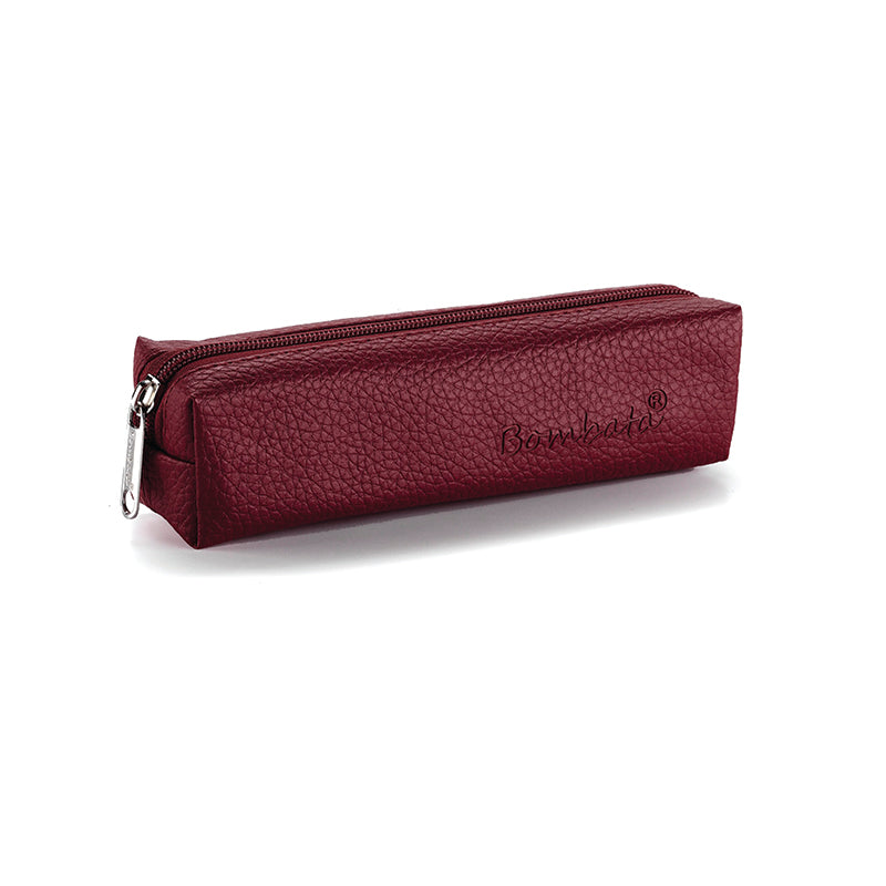Pencil case BOMBATA Classic, burgundy red color.