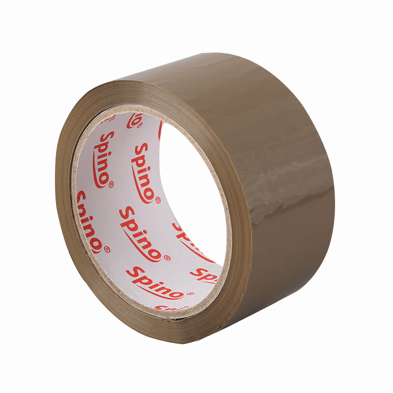 Packaging tape SPINO, 48 mm x 66 m, brown, Acrylic