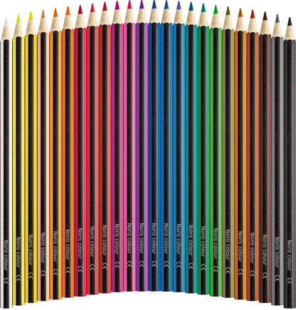Colored pencils STAEDTLER NORIS COLOUR 185, 24 colors