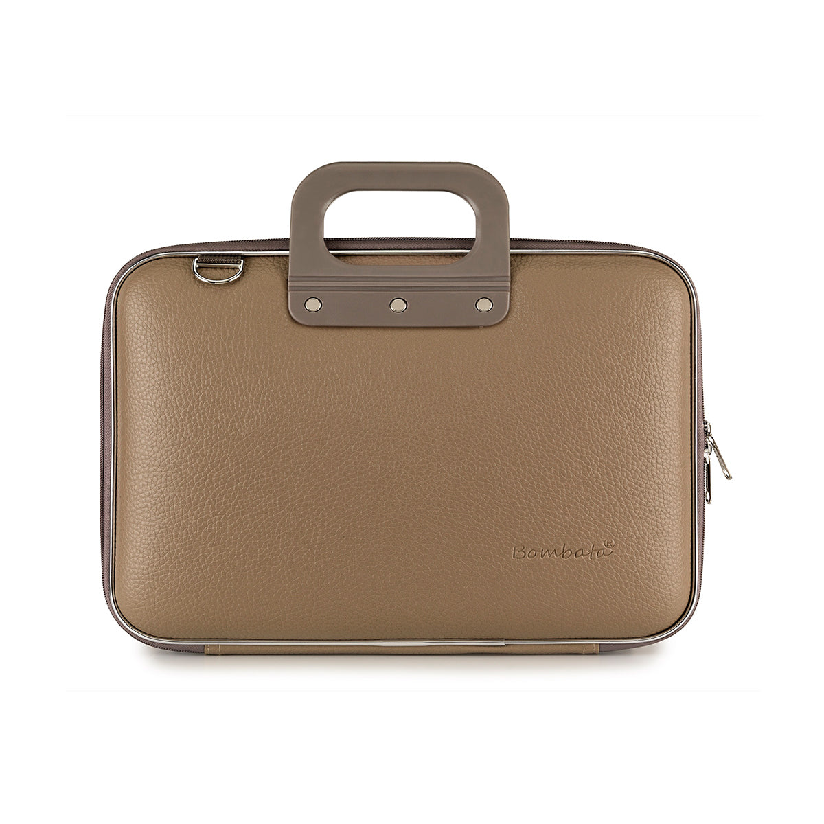 Computer bag MedioBOMBATA Classic 13, beige brown