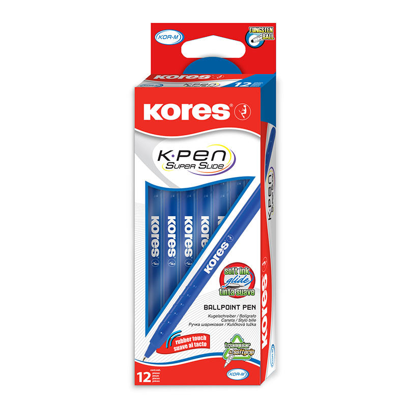 Tušinukas KORES KOR-M, 1,0 mm, mėlyna sp.