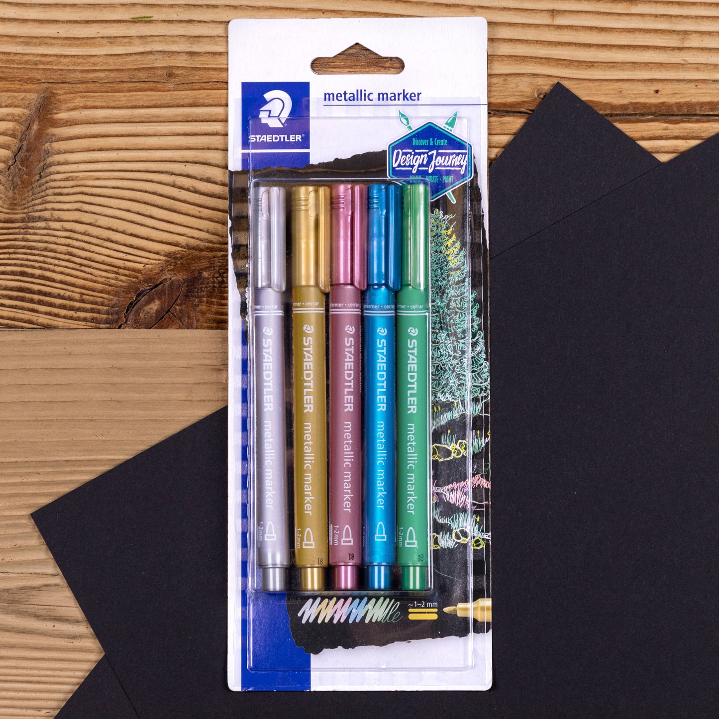 STAEDTLER Metallic marker, 5 pcs., assorted colors