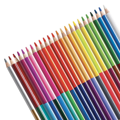 Colored pencils CARIOCA BICOLOR, three-color, 12 pcs./pack.