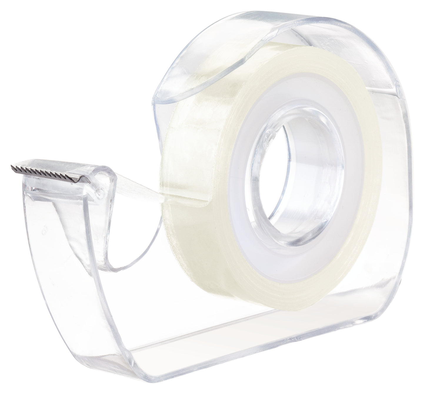 Double-sided adhesive tape TESA, 12mm x 7.5m, with case, transparent