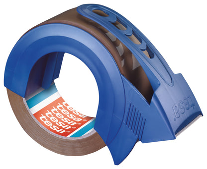 Silent packaging tape TESA PACK Solid and Strong, 50mm x 66m, brown, with case
