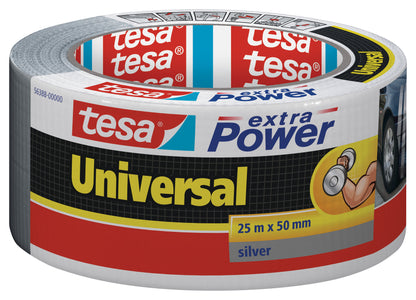 Cloth tape TESA Extra Power Universal, 50mm x 25m, grey