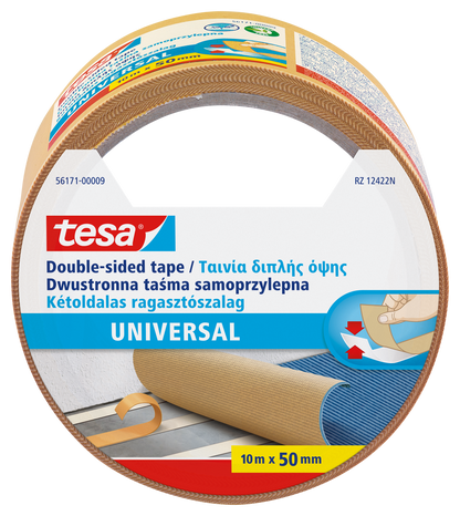 Universal double-sided adhesive tape TESA, 50mm x 10m
